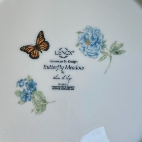 Lenox Butterfly Meadow, dinner plate, never used, no flaws - Picture 4 of 4